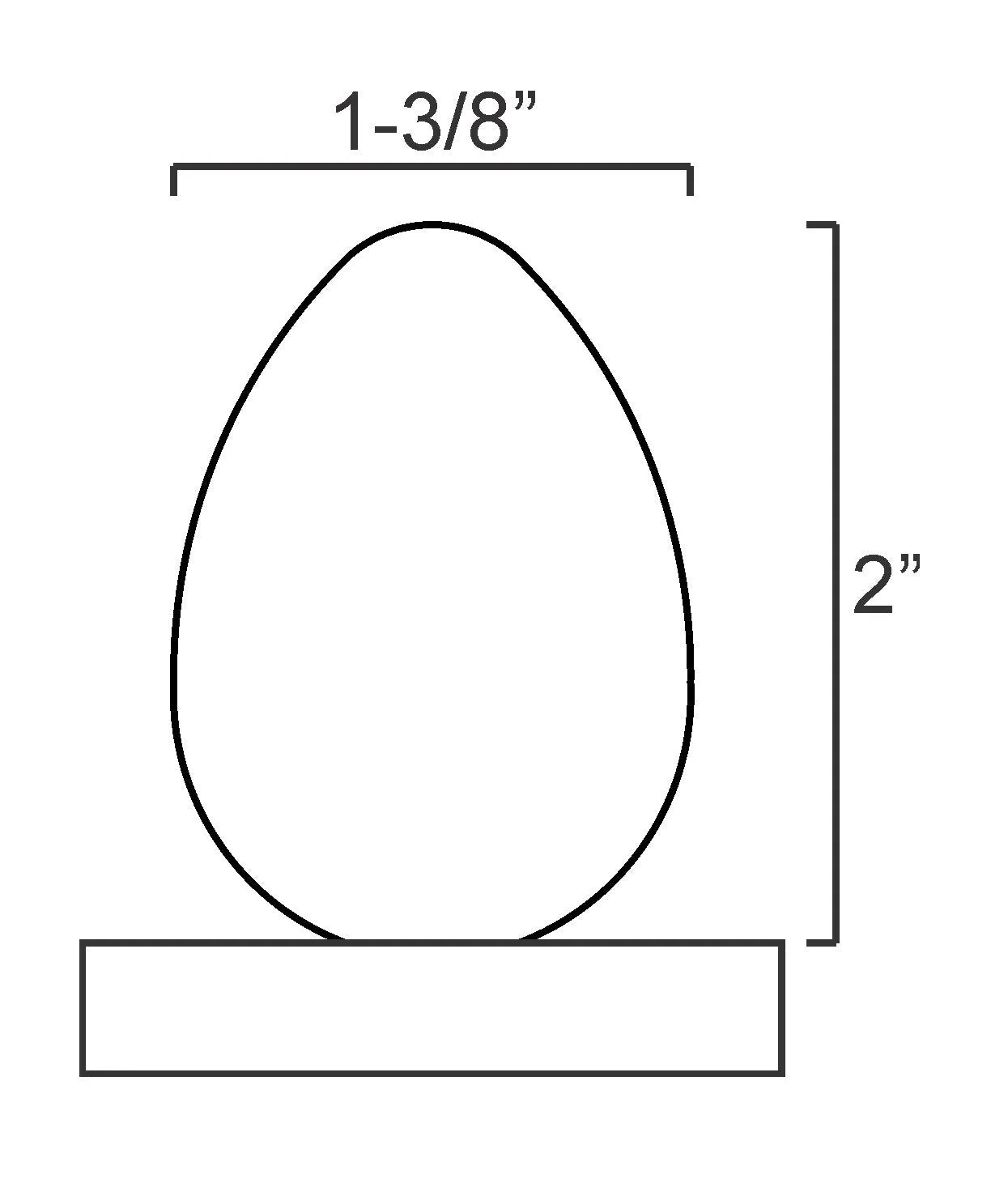 Magnum Target Steel Shooting Targets - 12 New Egg Knockover - Action Pistol & Rifle Silhouette - EGG12AR500
