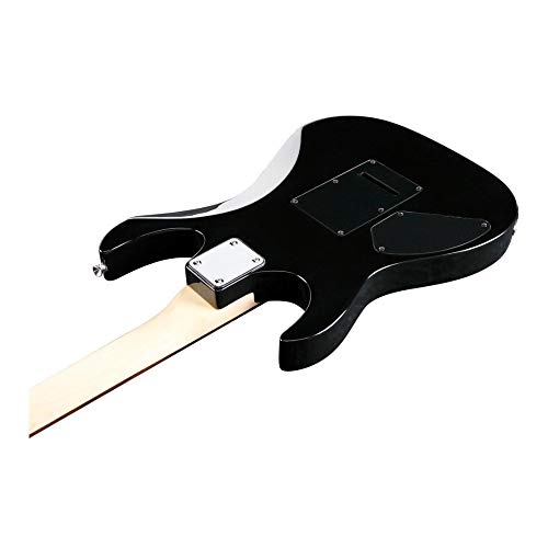 Ibanez 6 String Solid-Body Electric Guitar, Right, Transparent Green Burst (GRX70QATEB)