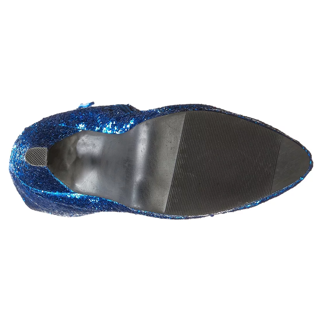 Ellie Shoes E-421-Zara 4 Knee-High Boot with Glitter Blue / 9