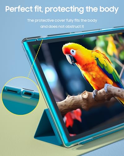 2 in 1 Tablet with Keyboard Case Mouse Stylus, 10 inch Tablet Android 12.0 Tablets PC 4GB RAM+32GB ROM 1TB Expandable Tableta Computer, 10.1 IPS Screen, 2+8MP Dual Camera, WiFi BT Google Play.