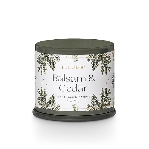 ILLUME Vanity Tin Candle, Balsam & Cedar
