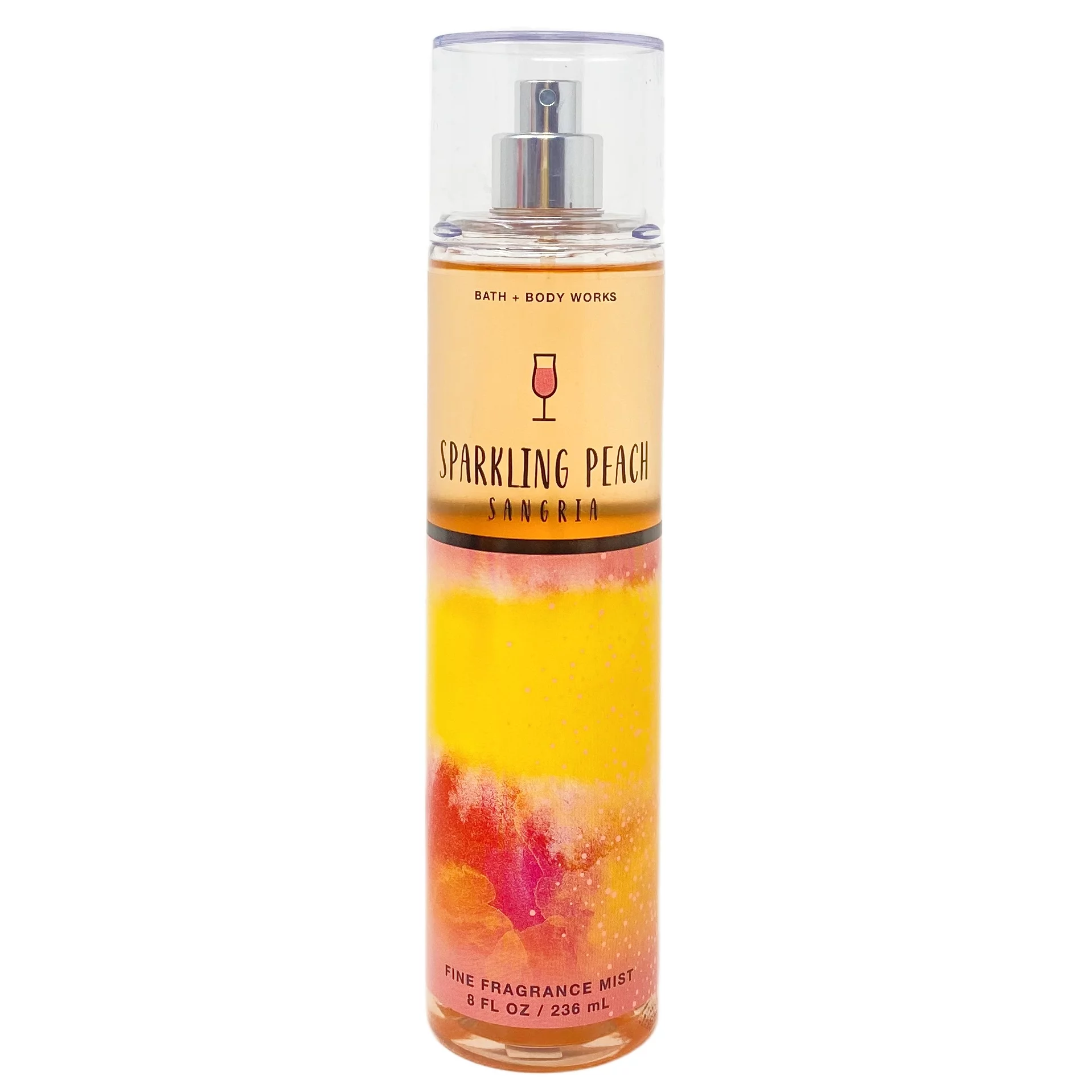 Bath and Body Works SPARKLING PEACH SANGRIA Gift Set - Fine Fragrance Mist - Body Cream - Full Size