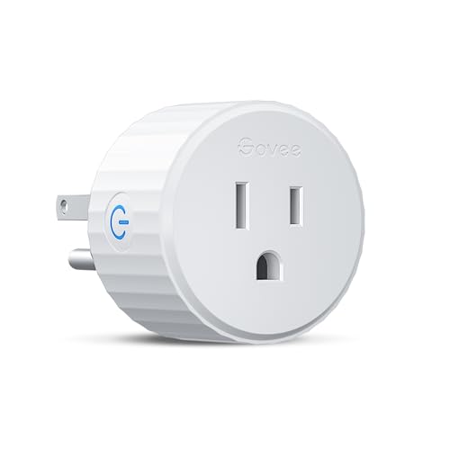 Govee Smart Plug, WiFi Plugs Work with Alexa & Google Assistant, Smart Outlet with Timer & Group Controller, WiFi Outlet for Home, No Hub Required, ETL & FCC Certified, 2.4G WiFi Only, 4 Pack