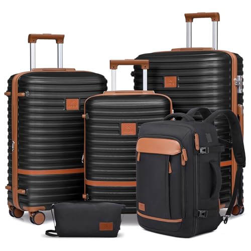 Joyway Expandable Carry on Luggage Sets Airline Approved, Lightweight Hard Shell 20 Inch Carry-on Suitcase with Spinner Wheels