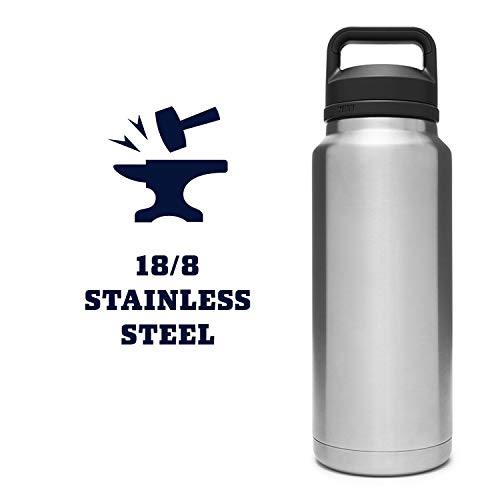 YETI Rambler 36 oz Bottle, Vacuum Insulated, Leakproof, Stainless Steel with Chug Cap