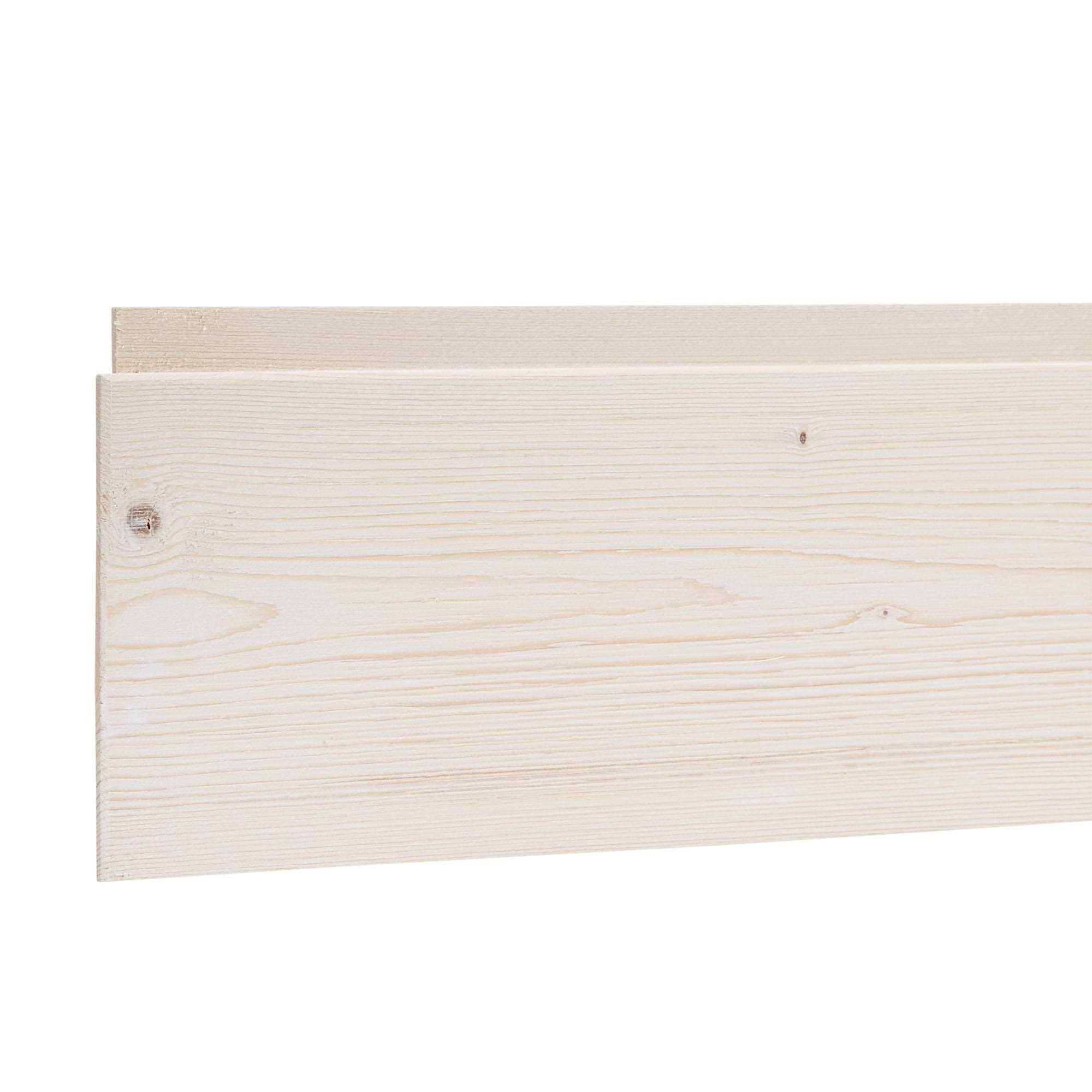 Design Innovations 5.375-in x 4-ft Stained White Pine Shiplap Wall Plank