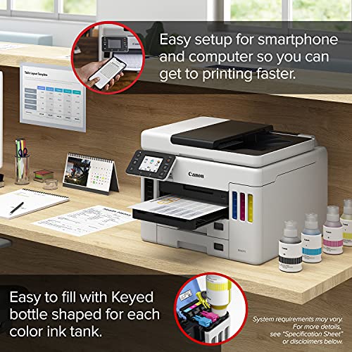 Canon Megatank GX7120 Wireless All-in-One Printer, Print, Copy, Scan and Fax with 2.7