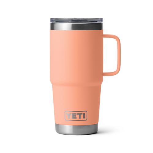 YETI Rambler 20 oz Travel Mug, Stainless Steel, Vacuum Insulated with Stronghold Lid