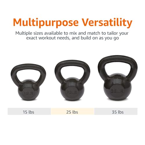 Amazon Basics Cast Iron Kettlebell