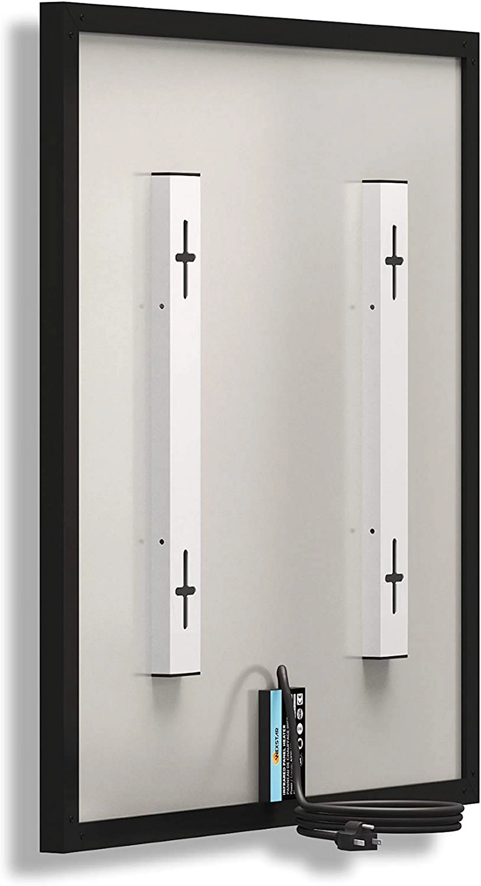 Spacio Innovations WS-4BKUS 400 Watt Wexstar Infrared Electric Panel Heater - Black