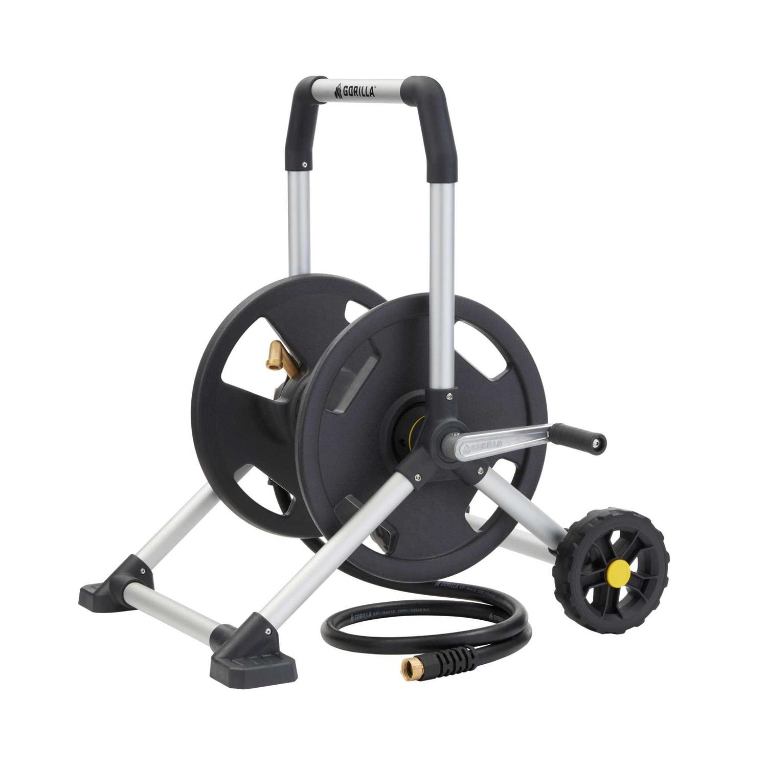 Gorilla 150 ft. Aluminum Zero-Rust Upright Hose Reel