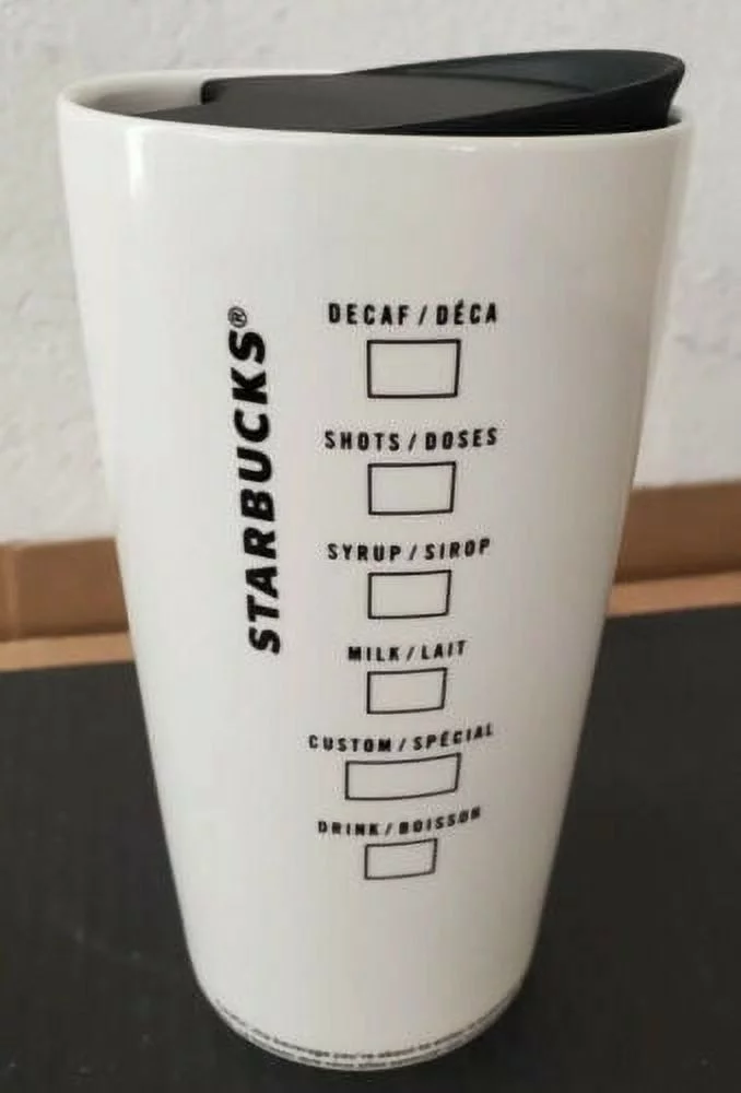 *Brand New* Starbucks Mermaid Logo White Green 12oz Ceramic Tumbler