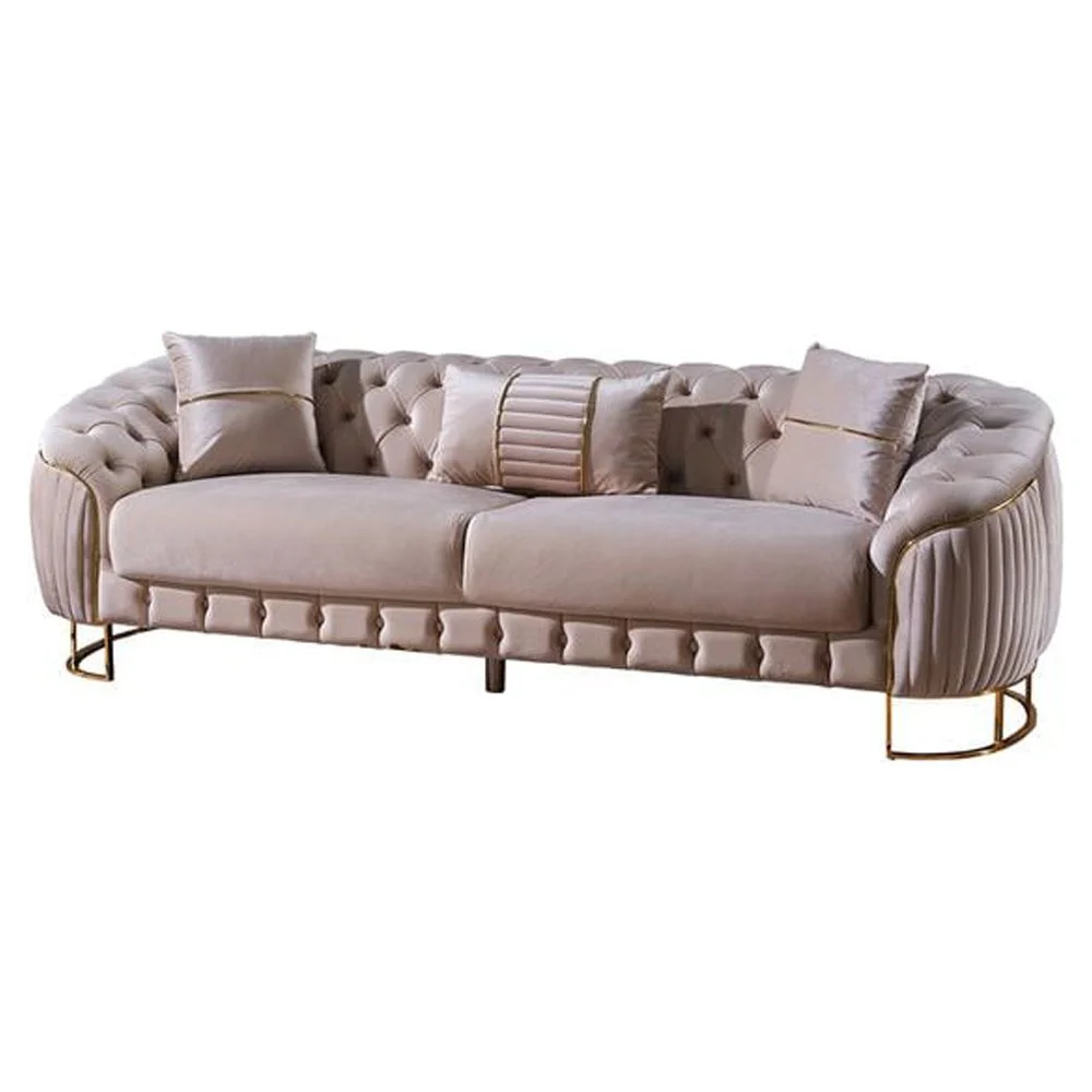 Furnia Lucas Loveseat, Beige