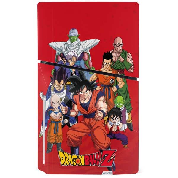 Skinit Decal Gaming Skin Compatible with PS5 Slim Disk Console - Officially Licensed Dragon Ball Z Goku Iconic Kanji Symbol Design
