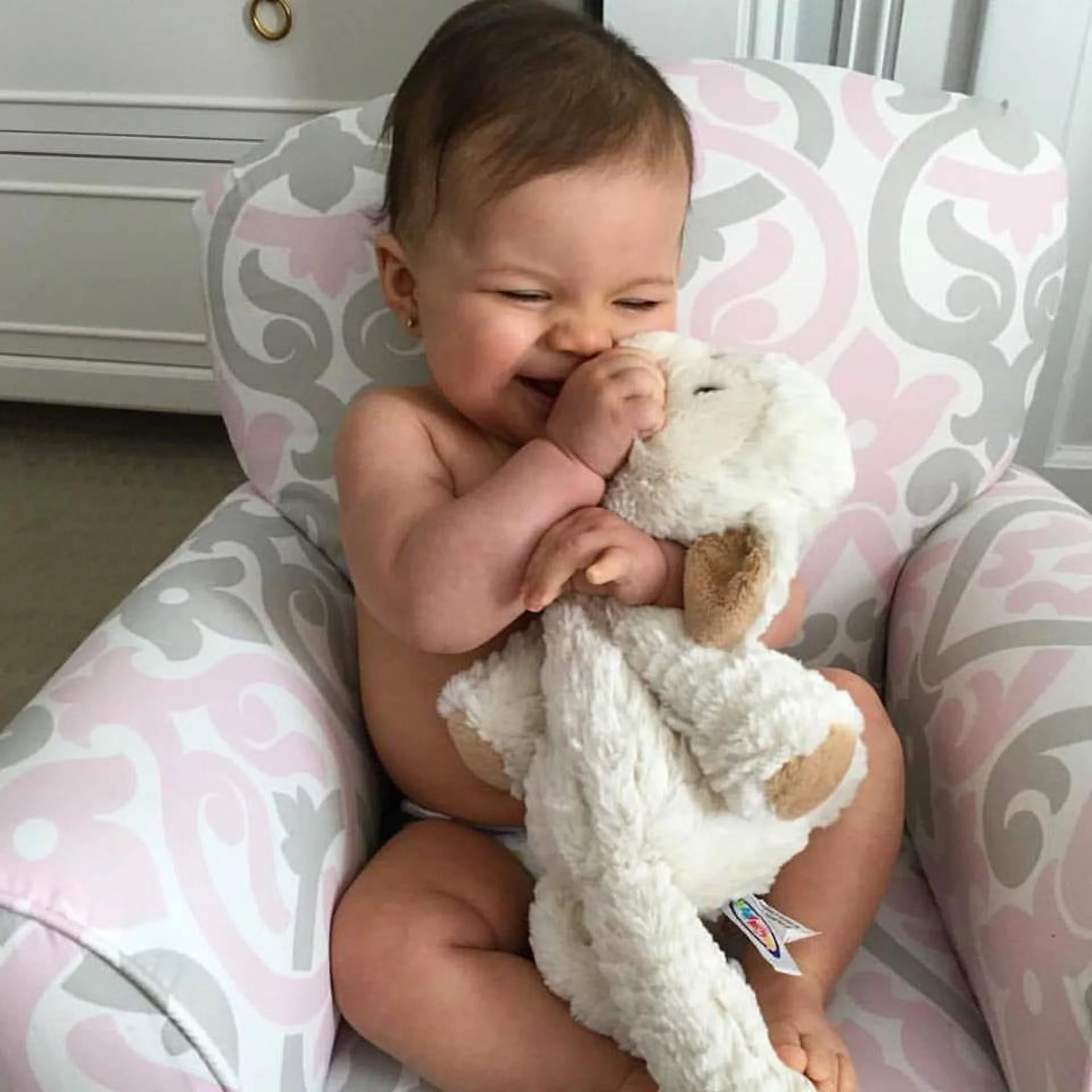 Mary Meyer Marshmallow Zoo Lamb Soft Toy, 13-Inch