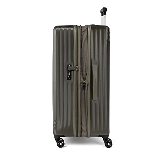 Travelpro Maxlite Air Hardside Expandable Carry on Luggage, 8 Spinner Wheels, Lightweight Hard Shell Polycarbonate Suitcase, Shadow Grey, Carry On 21-Inch