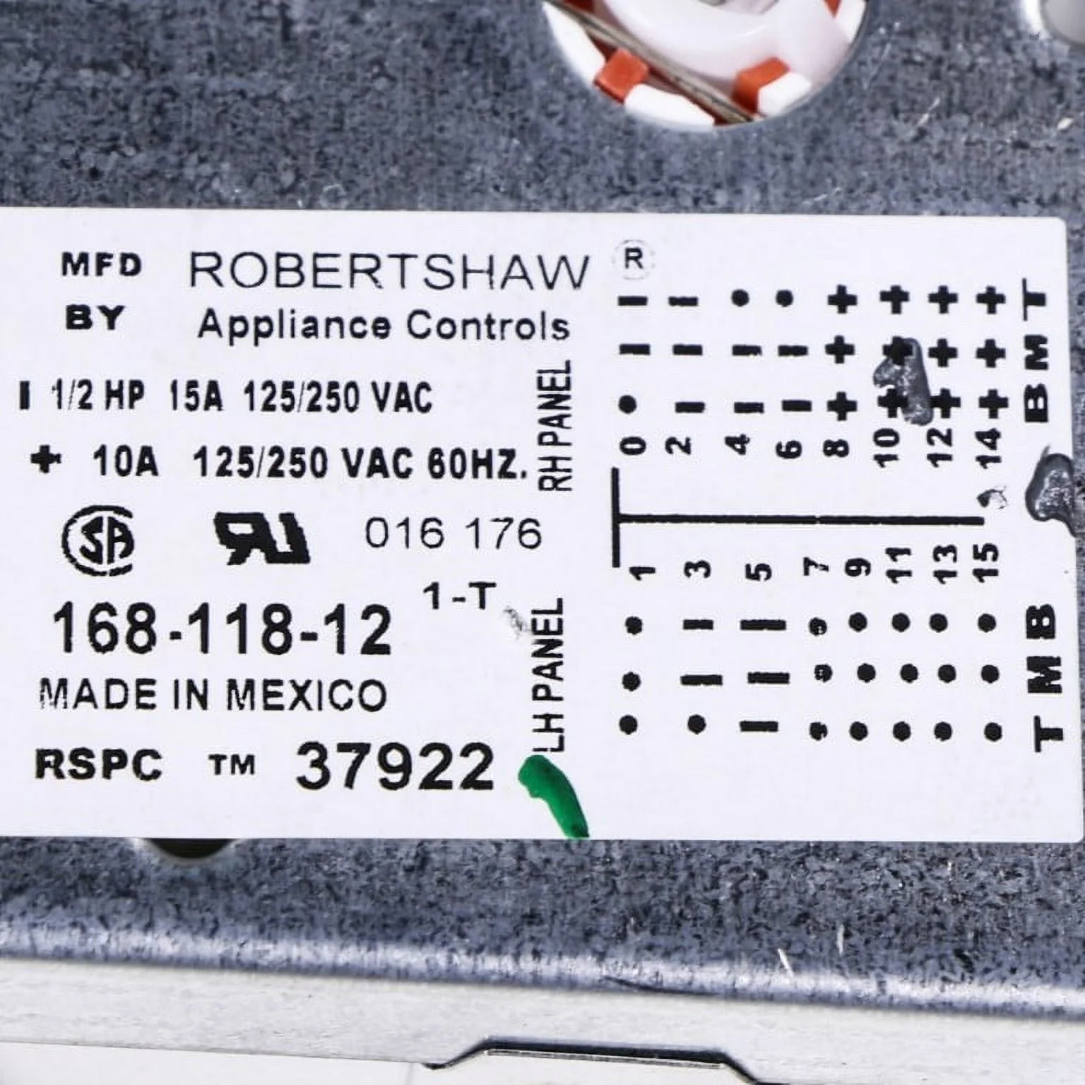 37922P Speed Queen Timer OEM 37922P