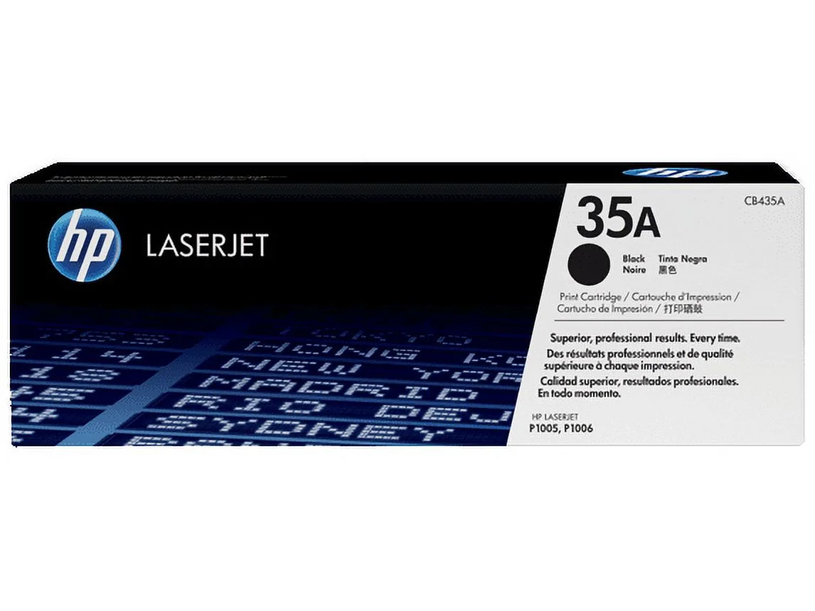 HP 35A (CB435A) Toner Cartridge, Black