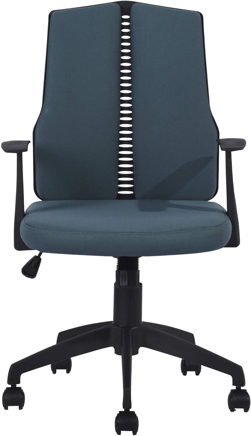 Home Office Ergonomic Desk Swivel Rolling Computer Executive Chair, Dark Blue