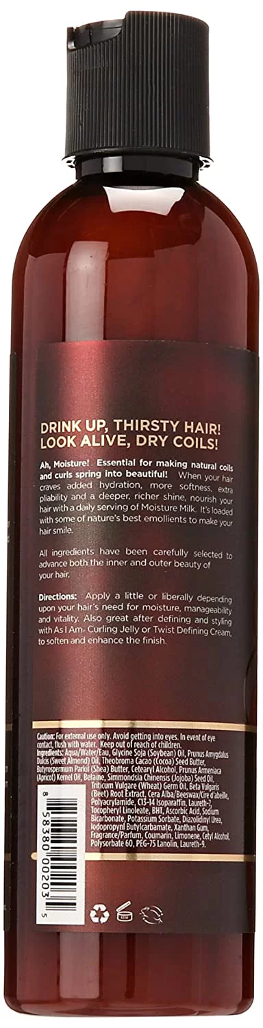 As I Am Moisture Milk Daily Hair Revitalizer, 8 oz (Pack of 3)