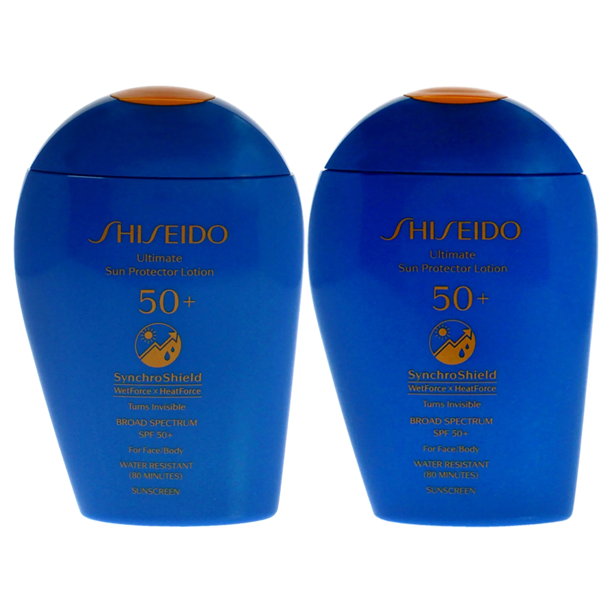 Shiseido Ultimate Sun Protector Lotion SPF 50 Plus Duo , 2 x 5 oz Lotion