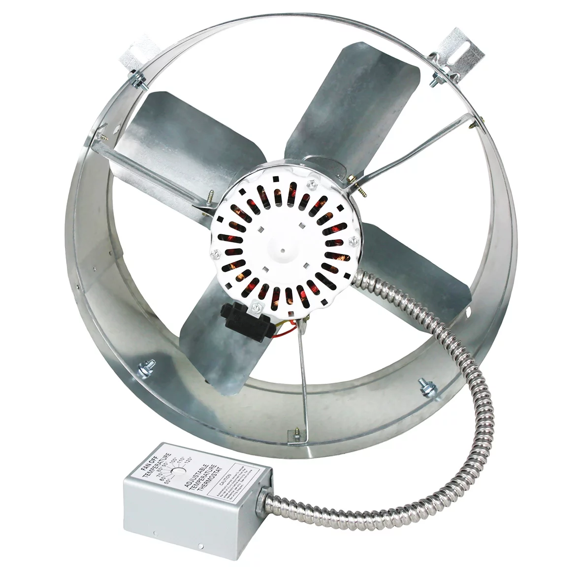 Maxx Air Gable Mount Power Attic Ventilator with 2.6-Amp 60-Hz Motor and 14-Inch Blade