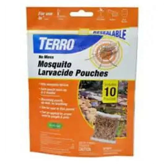 Terro Terro T1210 Mosquito Larvacide Pouch, 3-1/2 Ounce