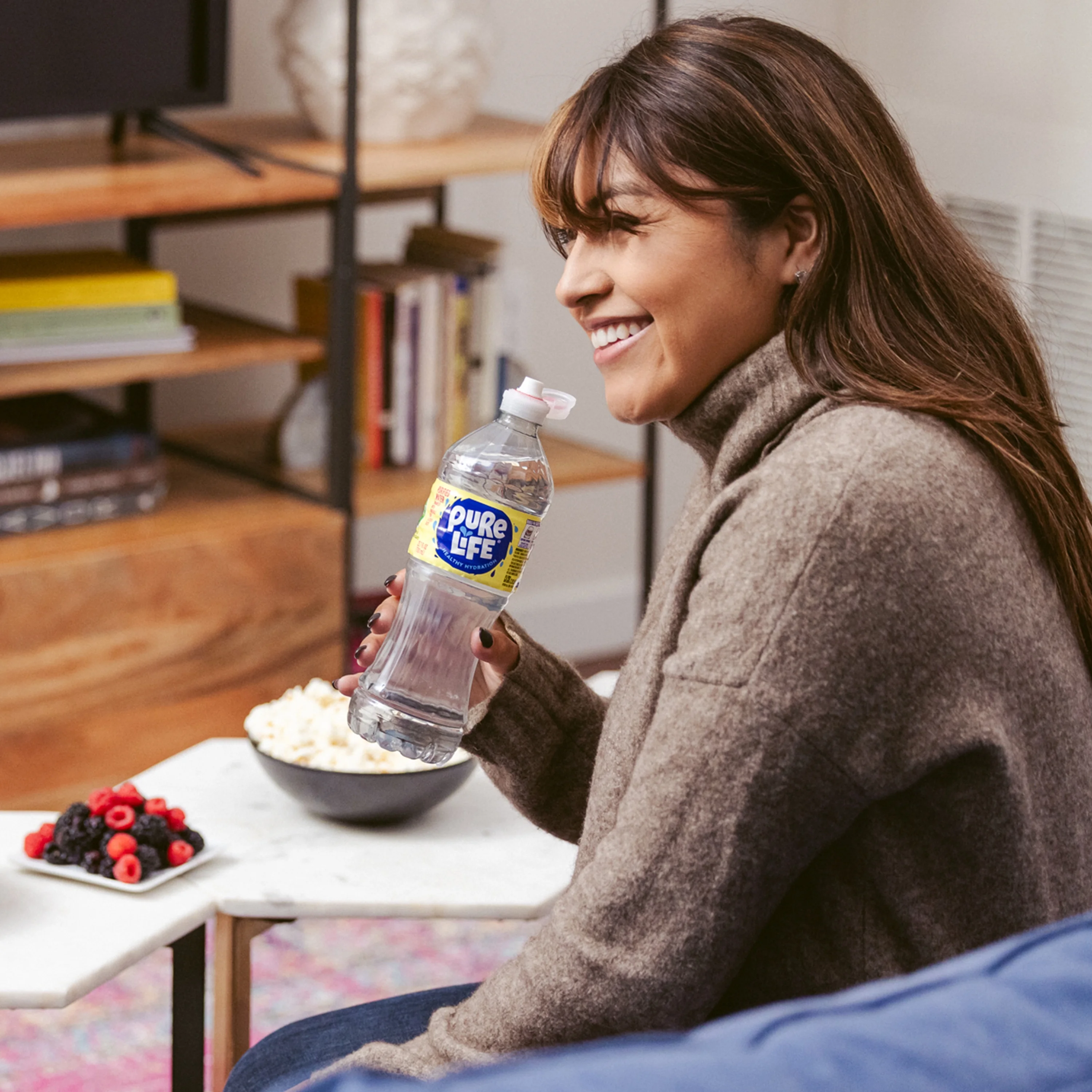 Pure Life Purified Water, 20 Fl Oz, Plastic Bottled Water (24 Pack)