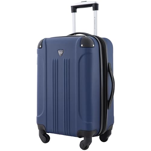 Travelers Club Chicago Hardside Expandable Spinner Luggage, Teal, 20