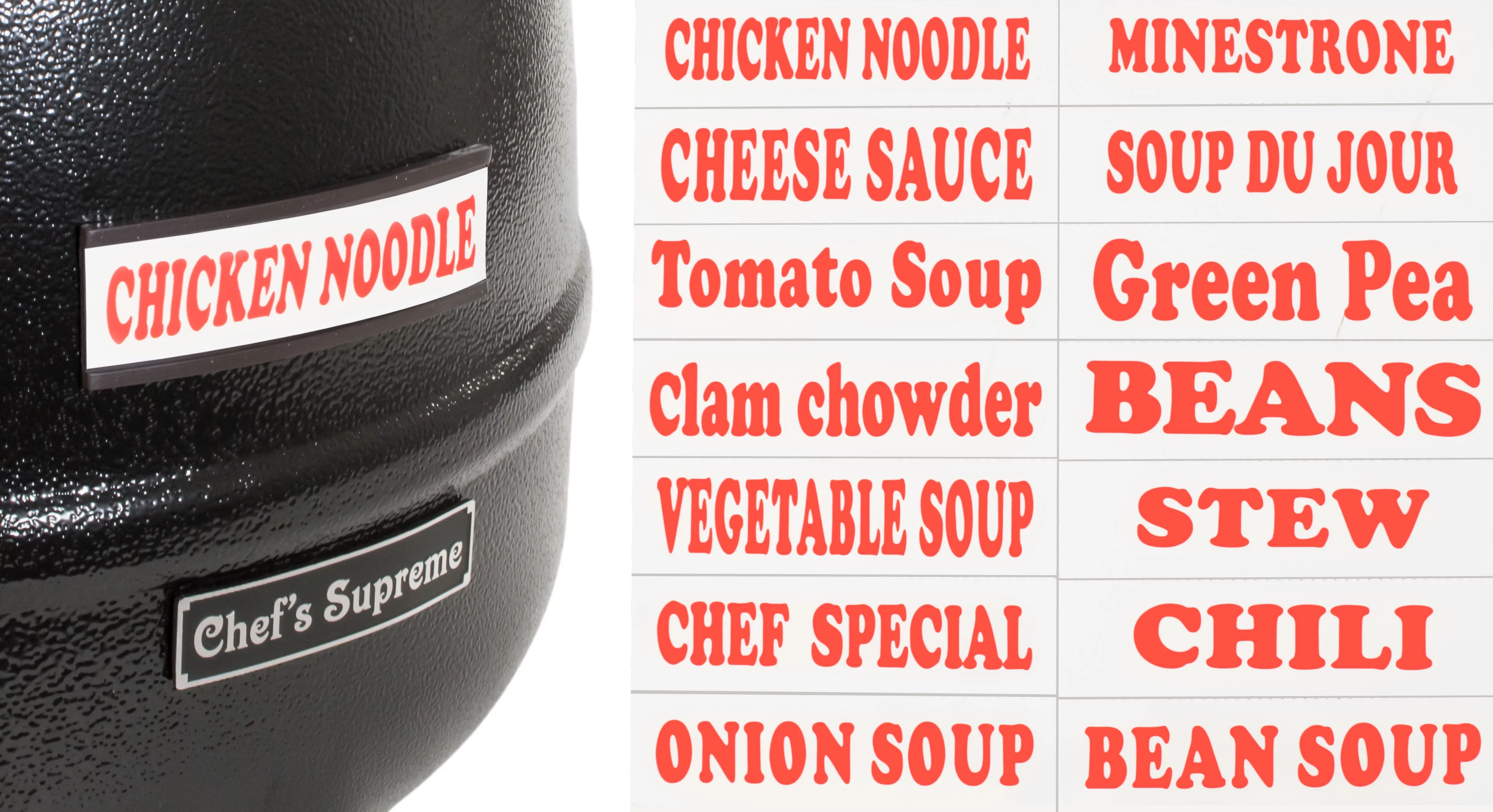 Commercial 10-1/2 qt. Black Soup Kettle, Each