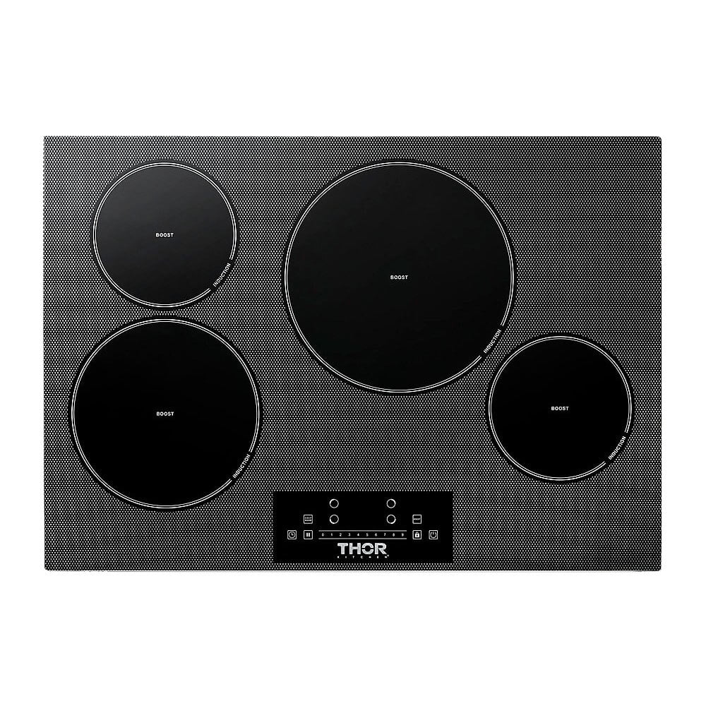 Thor Kitchen TIH30 30 inch Black 4 Burner Built-In Electric Induction Cooktop
