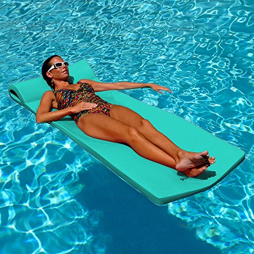 TRC Recreation White Ultimate Foam Pool Float, Made in USA