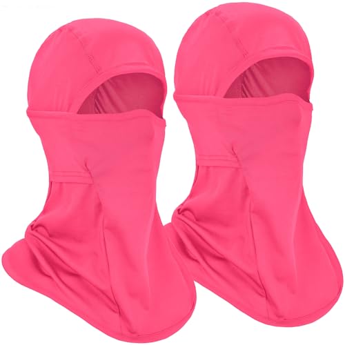 Headshion Cooling Balaclava Face Mask Men Women Summer, 2-Pack Lightweight Ski Mask Helmet Liner with Long Neck Coverage