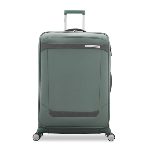 Samsonite Elevation Plus 22-Inch Carry-On - Expandable Softside Spinner Luggage - Cypress Green