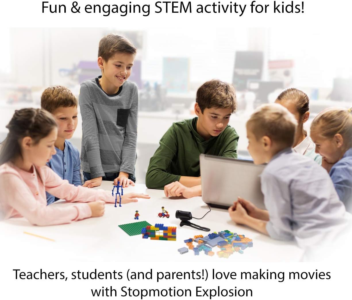 Stopmotion Explosion: Complete HD Stop Motion Animation Kit | Stop Motion Animation Software with Full HD 1080P Camera, Animation Software & Book (Windows & OS X)