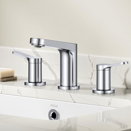 KRAUS Indy Single Handle One Hole Bathroom Sink Faucet in Chrome, KBF-1411CH