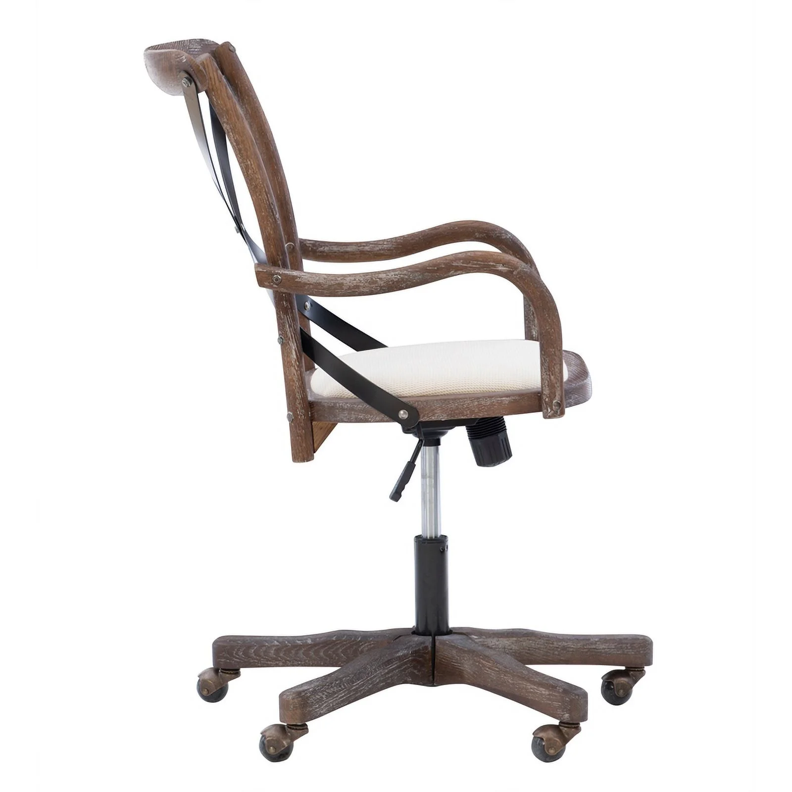 UrbanPro Transitional Wood Office Chair in Brown