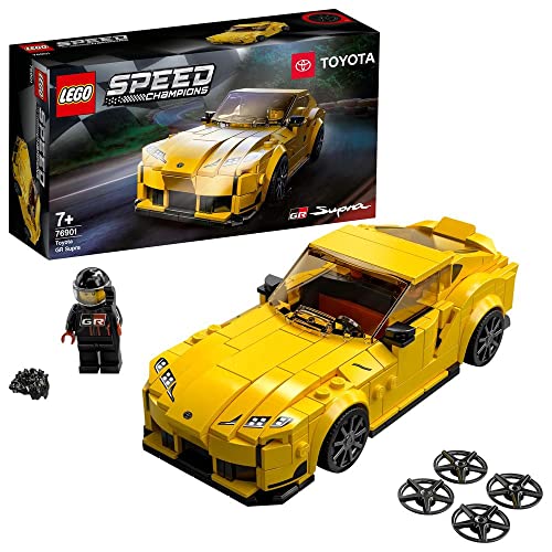 LEGO® Speed Champions Toyota GR Supra 76901 Toy Car Building Kit; Racing Car Toy for Kids