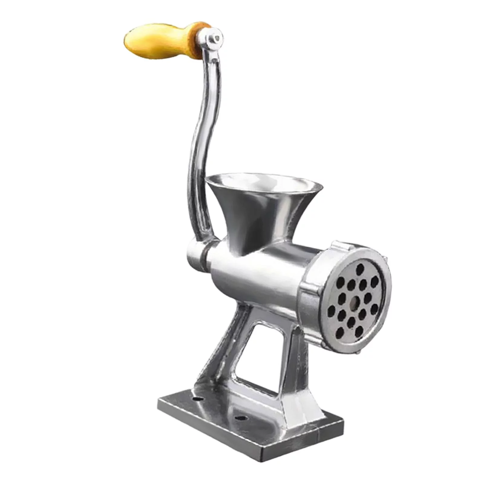 METAL HAND OPERATED MEAT MINCER GRINDER KITCHEN BEEF SAUSAGE MAKER