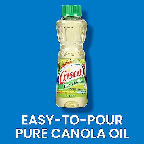 Crisco Pure Canola Oil, 16 Fluid Ounce (Pack of 2)