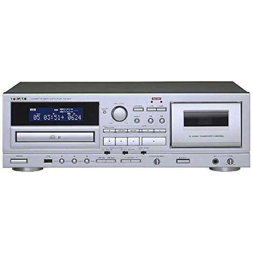 Teac AD-850 Cassette Deck CD Player Silver w/Tracking#New from Japan