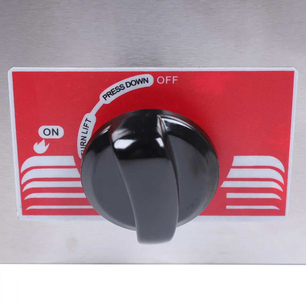 12L Stainless Steel Deep Fryer with 2 Basket and 2 Lid, Table Snack Fryer, Double Cylinder Gas Fryer, White