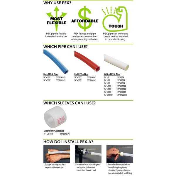 Apollo 3/4 in. Brass PEX-A Barb x 3/4 in. Schedule 40 PVC Straight Adapter EPXPVC34