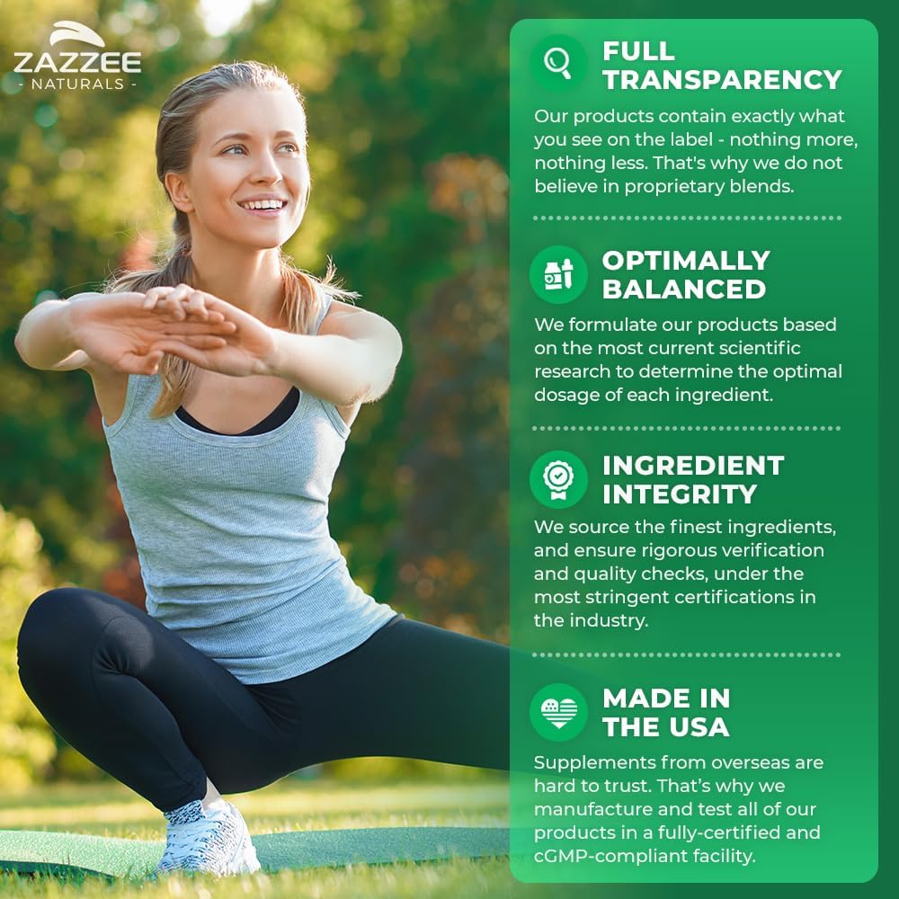 Zazzee Extra Strength French Maritime Pine Bark Extract, 350 mg Per Capsule, 180 Vegan Capsules, 95% Proanthocyanidins, 6 Month Supply, Concentrated and Standardized, All-Natural and Non-GMO