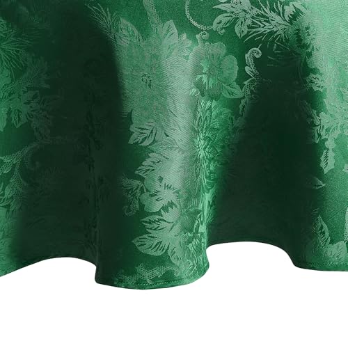 Elrene Home Fashions Poinsettia Elegance Jacquard Holiday Table Runner, 13