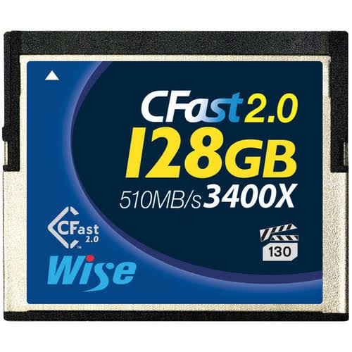 Wise Advanced 128GB CFast 2.0 Memory Card CFA-1280