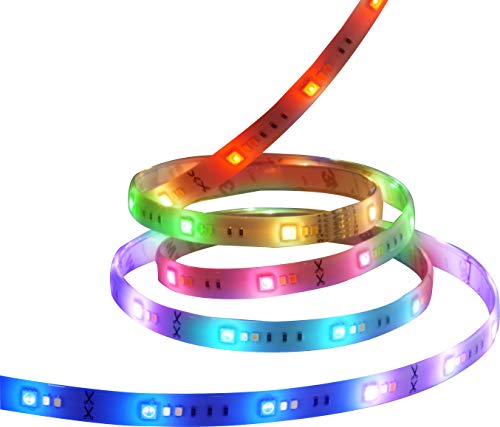 Satco Starfish S11263 WiFi Smart LED 6 Foot Color Changing Indoor Tape Light Strip, Works with Siri, Alexa, Google Assistant, SmartThings, 20 Watt, 120 Volt, 1600 Lumens