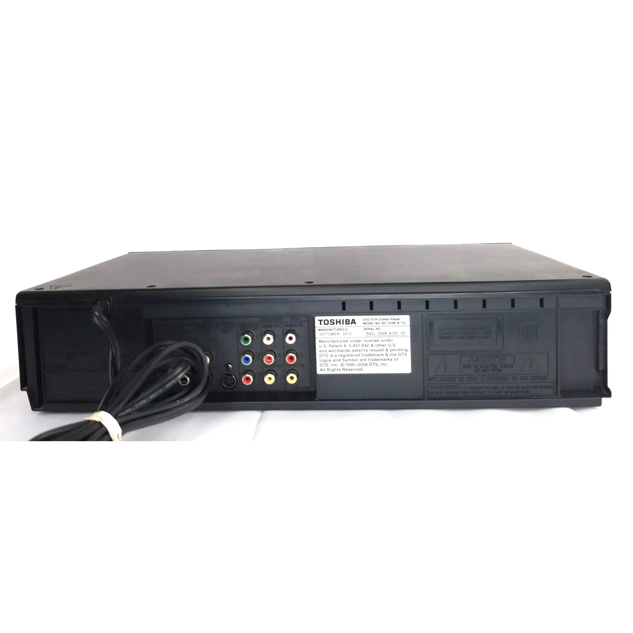 Toshiba SD-V296 DVD & VCR Combo, Black