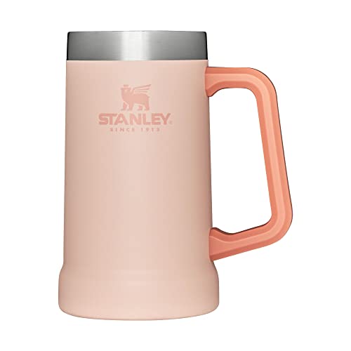 Stanley Stay-Chill Beer Stein 24 oz | Heavy Duty Big Grip Handle | Beer Tumbler Drink Cup, Holds 2 Cans | Insulated Stainless Steel Party Mug | BPA-Free | Azure