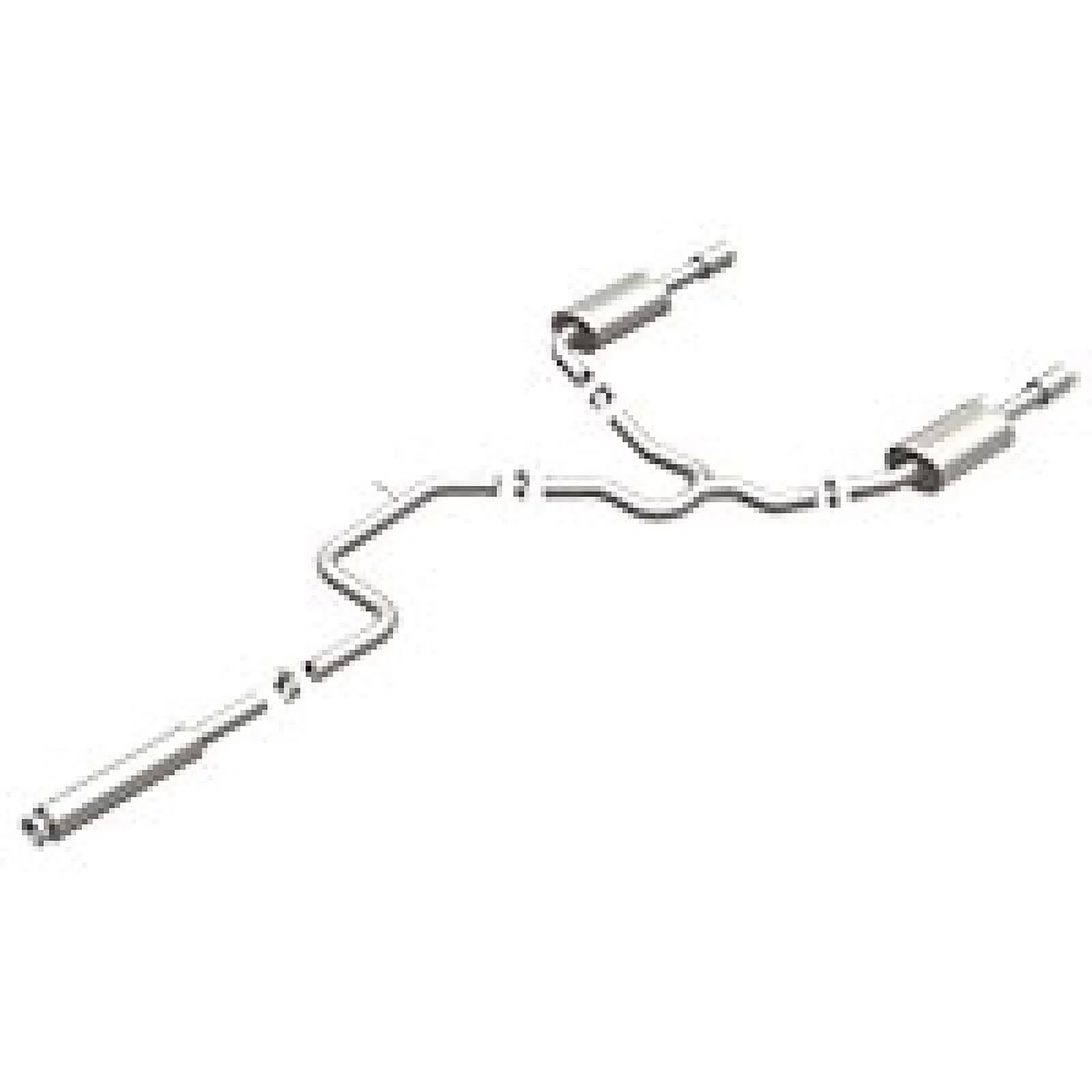 MagnaFlow 00-05 Chevy Impala/Monte Carlo V6 3.4L/3.8L Dual Rear Exit Stainless Cat-Back Perf Exhaust Fits select: 2000-2005 CHEVROLET IMPALA, 2000-2005 CHEVROLET MONTE CARLO